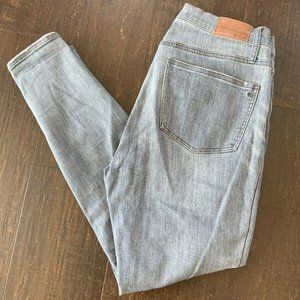 Madewell 9" High-Riser Waist Skinny Skinny Gray